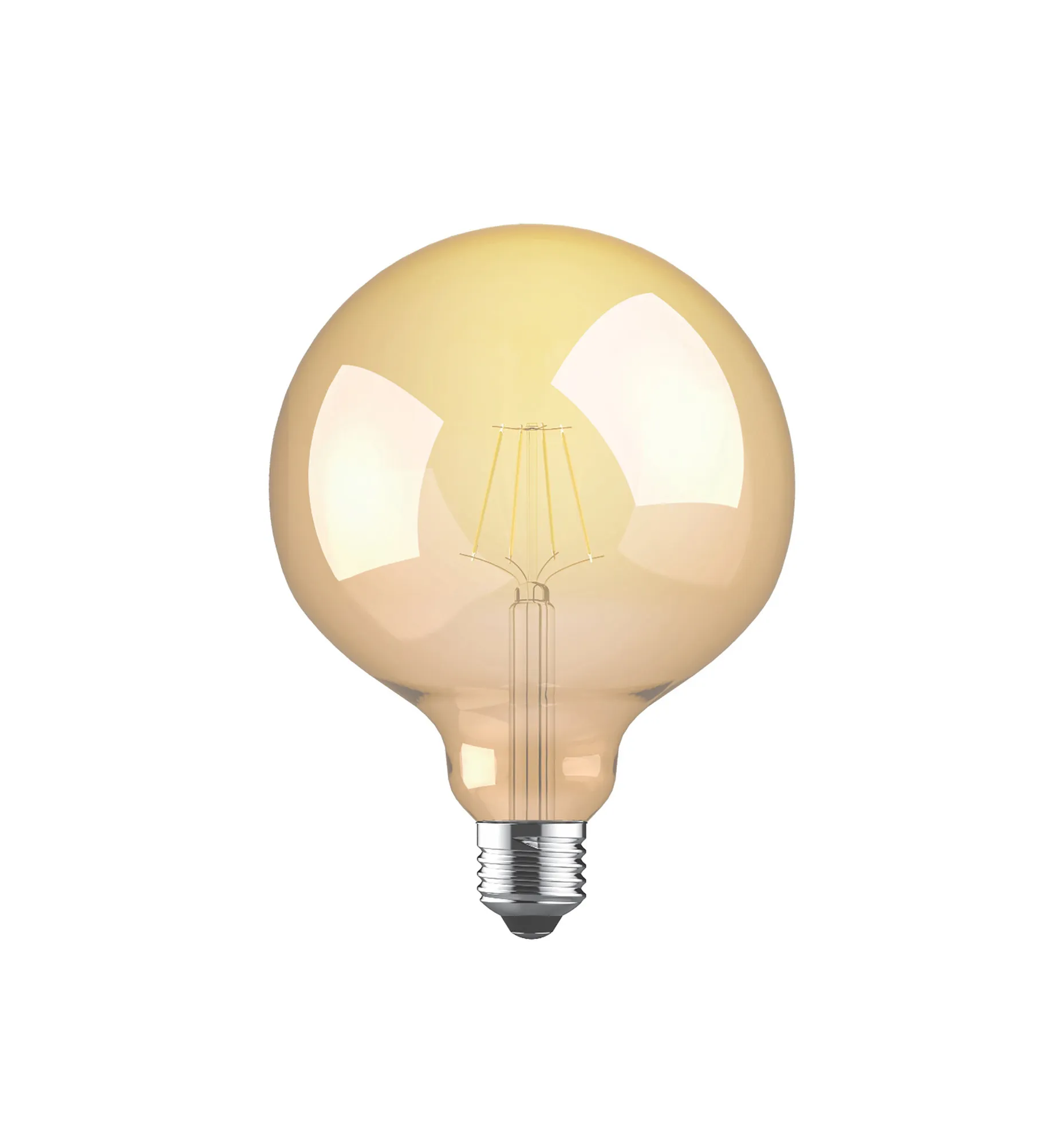 763828123  Value Vintage LED Globe 125mm E27 4W 2200K 330lm